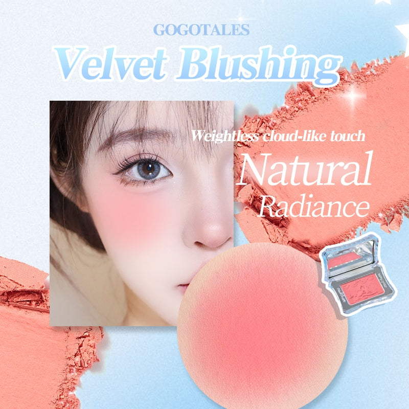 GOGO TALES Heartfelt Crystal Gentle Mist Blush Palettr - 4.5g | غوغو تيلز بلاشر - 4.5غ