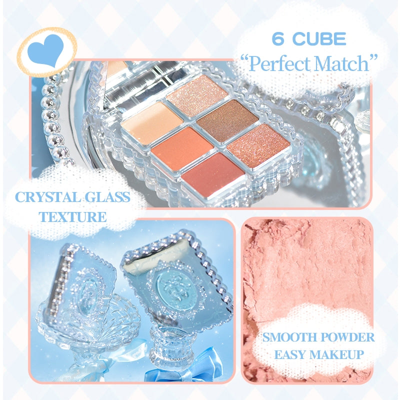 GOGO TALES Crystal Slipper Dreamy Eyeshadow Palette - 7.8g |جوجو تيلز باليت ظلال عيون- 7.8 غرام