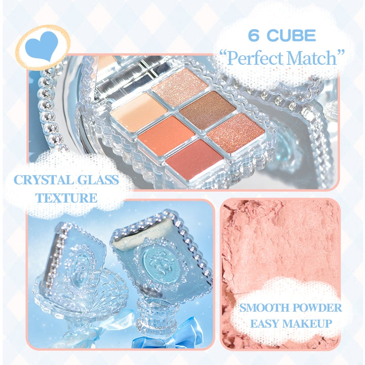 GOGO TALES Crystal Slipper Dreamy Eyeshadow Palette - 7.8g |جوجو تيلز باليت ظلال عيون- 7.8 غرام