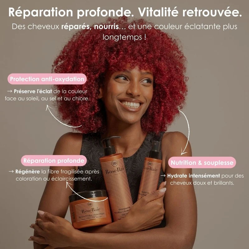 RoseBaie Masque Kératine x Huile d'Argan Après Couleur - 500ml | روزي باي ماسك كيراتين بزيت أركان - 500مل