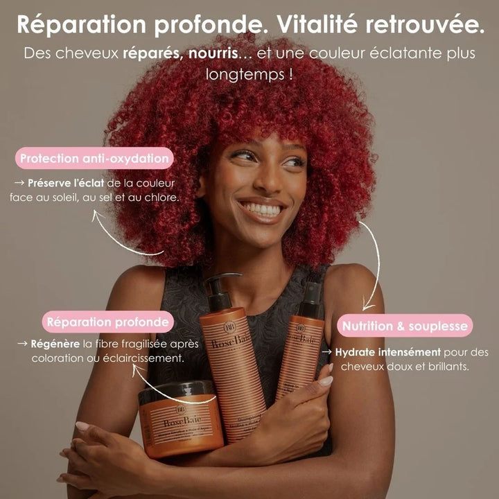 RoseBaie Masque Kératine x Huile d'Argan Après Couleur - 500ml | روزي باي ماسك كيراتين بزيت أركان - 500مل