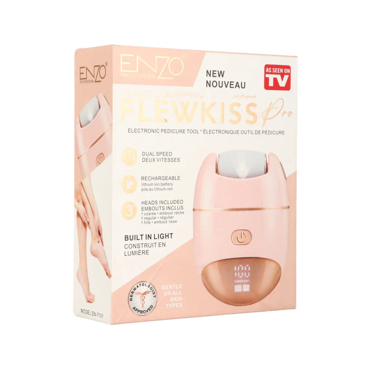 ENZO Electronic Pedicure Tool – Rechargeable Foot Care Device | جهاز تقشير القدم
