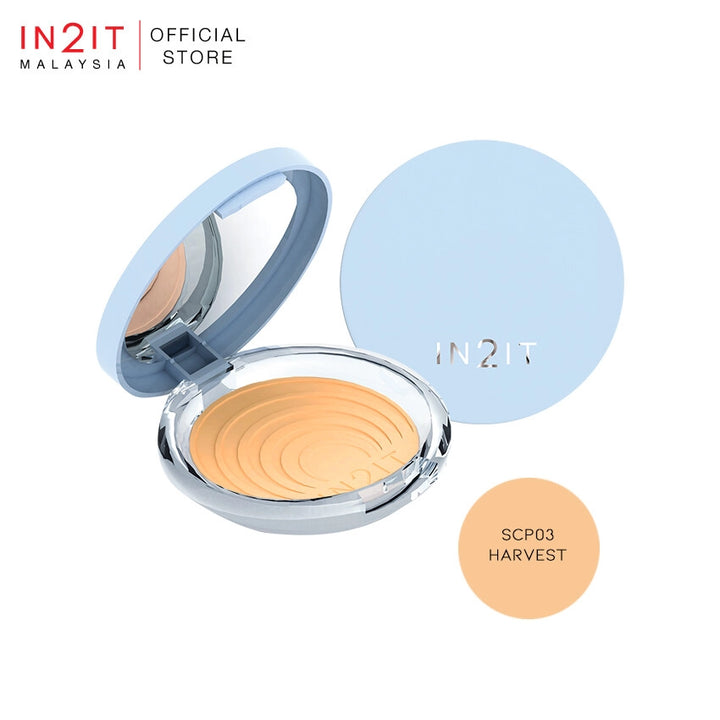 IN2IT Shine Control Face Powder - 9g | ان تو ات بودرة مضغوطة شاين كونترول - 9غ