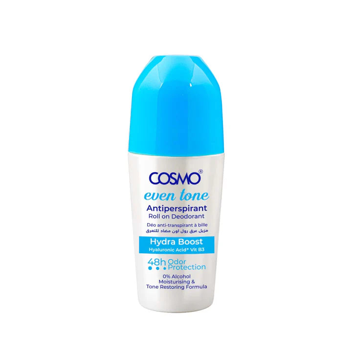 COSMO COSMETICS  Even Tone Roll-On Deodorant - 50ml | كوزمو كوزمتكس مزيل عرق رول أون لتوحيد اللون - 50 مل
