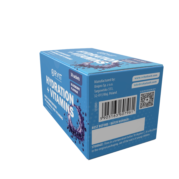 Rvit Hydration + Vitamins Good Composition Of Minerals And Vitamins - 30 Sachets | آر فيت هيدراشن + فيتامينات بنكهة مانجو - 30 كيس #4