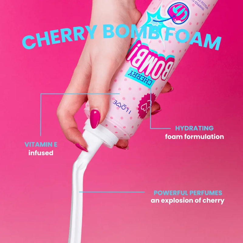 I Love - Cherry Bomb Whipped Shower Foam - 250ml | آي لوف موس دش كريمي شيري بومب - 250مل #3