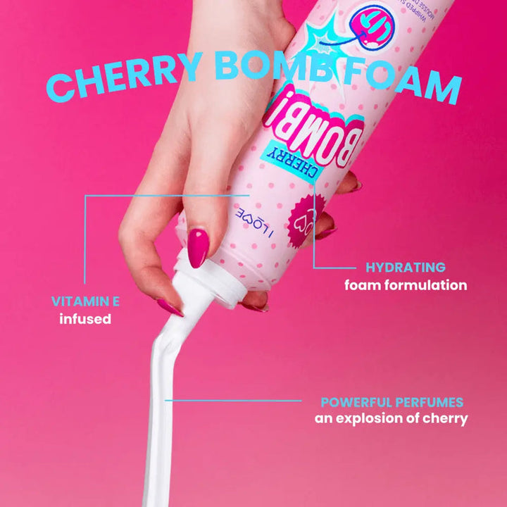 I Love - Cherry Bomb Whipped Shower Foam - 250ml | آي لوف موس دش كريمي شيري بومب - 250مل #3