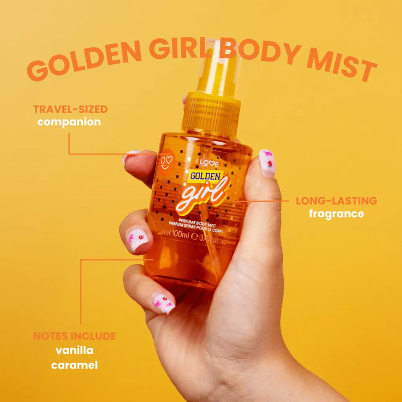 I Love - Golden Girl Perfumed Body Mist - 100ml | غولدن جيرل بخاخ - 100مل #2