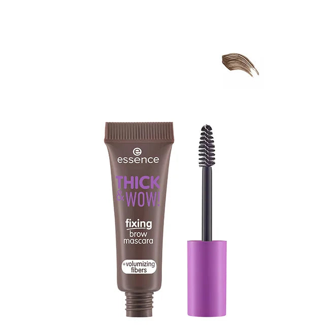 essence THICK & WOW! fixing brow mascara - 6ml | ايسنس ماسكارا حواجب ثيك آند واو - 6مل