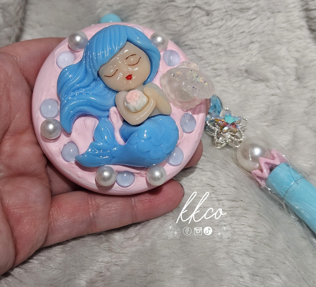 Easy Beauty Mermaid Compact Mirrror | إي بي تي مرآة مدمجة #1