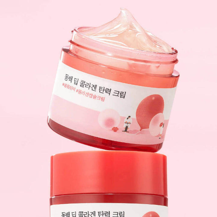 ROUND LAB Camellia Deep Collagen Firming Cream - 50ml |راوند لاب كامليا كريم شد الكولاجين العميق - 50مل