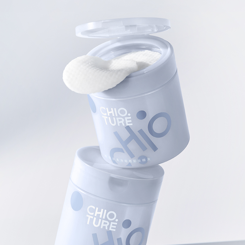 CHIO TURE Lip & Eye Cleansing Pads - 130g | تشيو توري وسادات  لإزالة المكياج  - 130 غ
