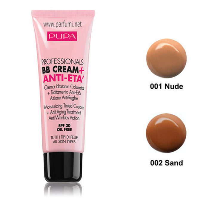 Pupa Professionals BB Cream & Anti-Ege  No.001 - 50ml | بوبا كريم بي بي ضد الشيخوخة - 50 مل