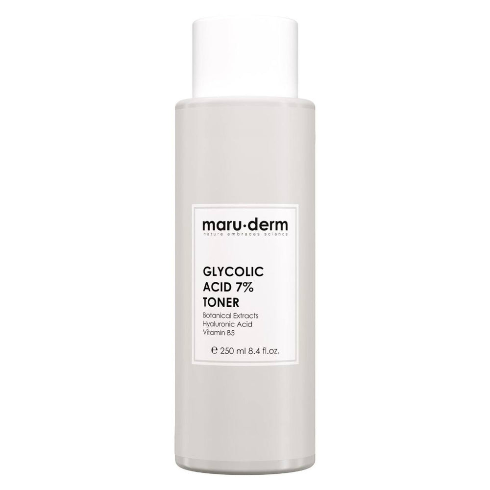 maru.derm Golden Box Spf 50 + Glycolic Toner - 250ml | مارو ديرم تونر حمض الجليكوليك 7% وواقي شمس SPF 50+ - 250مل #1