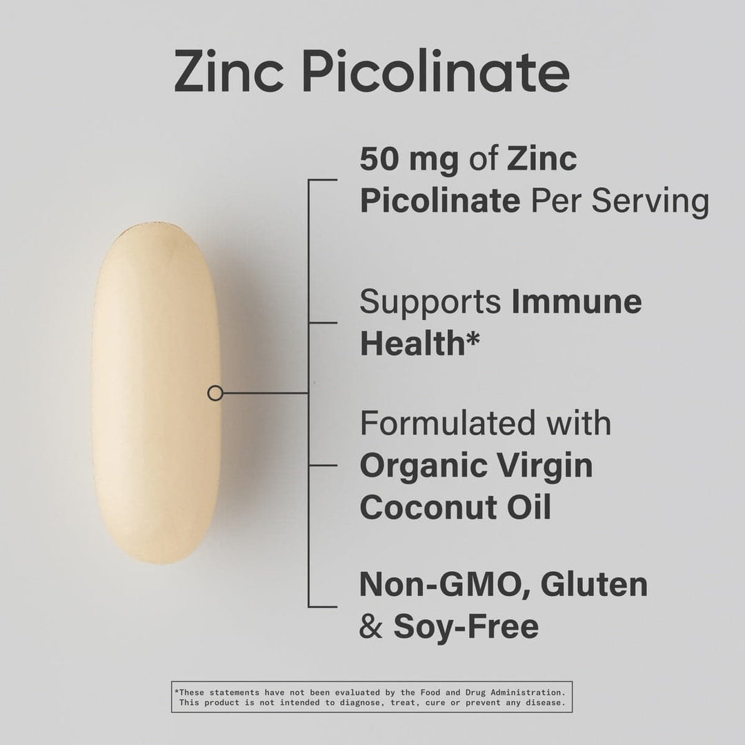 Sports Research Zinc Picolinate 50mg - 60 Softgels | سبورتس ريسيرش زنك بيكولينات عالى الفعالية 50 ملغ - 60 سوفت جل #1