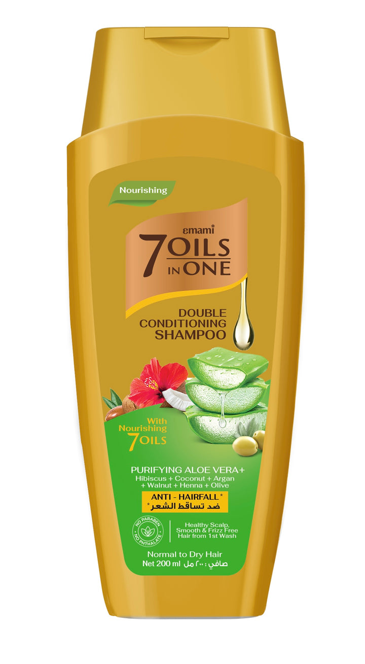Emami 7 Oils In One Anti - Hairfall Shampoo - 400ml | امامي 7 زيوت في شامبو ضد تساقط الشعر - 400 مل