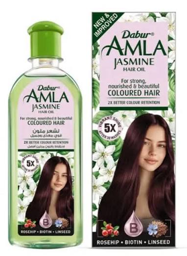 Dabur AMLA Hair Oil For Strong  - 200ml | دابر أملا زيت لشعر قوي - 200 مل
