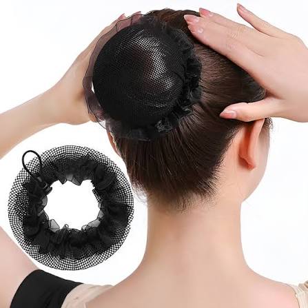Tools & Cases Black Hair Ties - 10 pcs | شبكة للشعر - 10 قطع