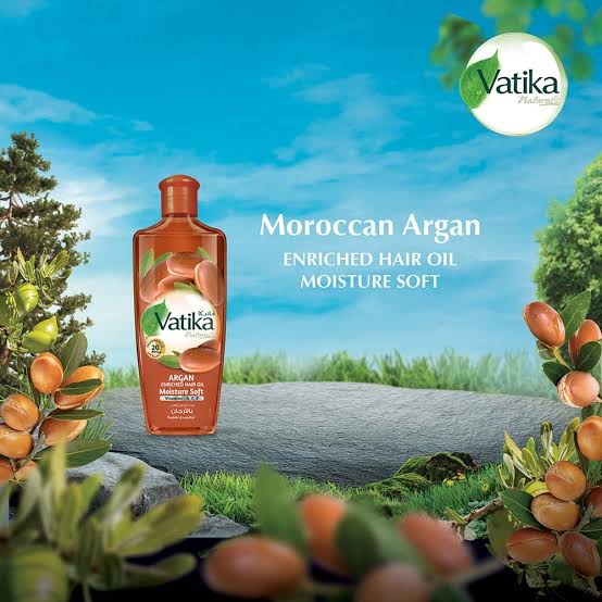 VATIKA ARGAN ENRICHED HAIR OIL Moisture Soft - 200ml | فاتيكا زيت شعر بالأرجان مرطب ناعم - 200مل
