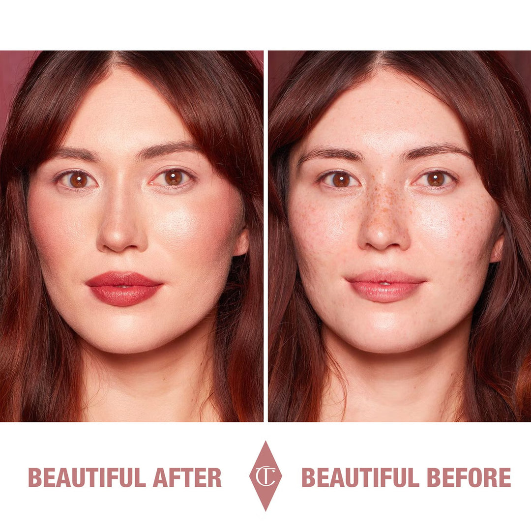 Charlotte Tilbury Pillow Talk Lip And Cheek Glow Blush - 2.5g | شارلوت تلبوري بلاش جلو للشفاه والخدود – 2.5 غ