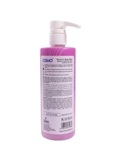 COSMO COSMETICS BODY WASH SERUM BRIGHT & YOUTHFUL - 500ml | كوزمو كوزمتكس جل الاستحمام سيروم برايت اند يوثفول - 500 مل
