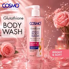 COSMO COSMETICS Body Wash Serum Bright & Soft - 500mlكوزمو كوزمتكس غسول جسم جل  – 500 مل
