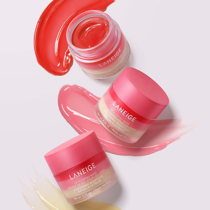 LANEIGE Lip Sleeping Mask Strawberry Shortcake - 20g | لانيج ماسك شفاه ليلي بنكهة كعكة الفراولة - 20غ