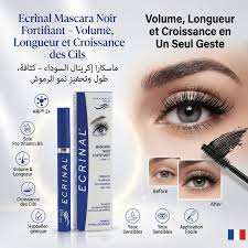 ECRINAL Fortifying Black Mascara With ANP 2+ - 7ml | اكرينال ماسكارا سوداء مقوية للرموش - 7 مل