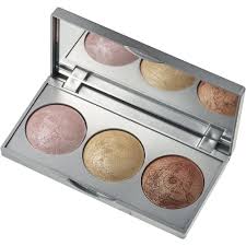GOLDEN ROSE Strobing Highlighter Palette - 3x2.8g | كولدن روز باليت هايلايتر للوجه - 3x2.8 غرام