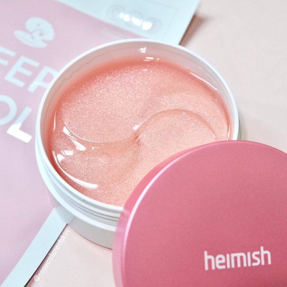 heimish Bulgarian Rose Water Hydrogel Eye Patch - 60 Pcs | هيميش رقع تحت العين بماء الورد - 60 قطعة