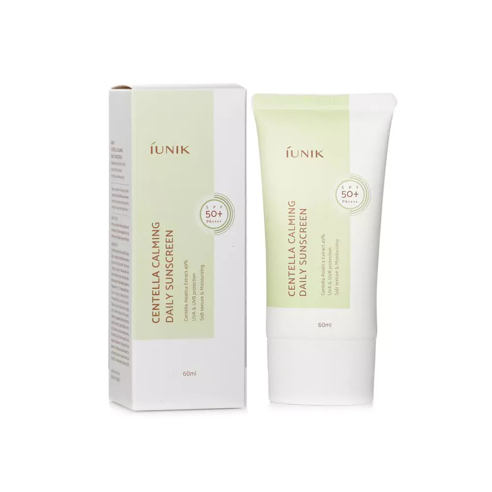iUNIK Centella Calming Daily Sunscreen - 60ml | ايونيك واقي شمسي بخلاصة السنتيلا مهدئ للبشرة - 60 مل