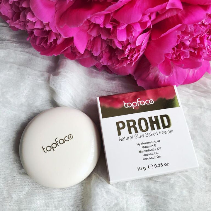 topface Prohd Natural Glow Baked Powder - 10g | ميبلين بودرة شادو 001 - 10غ #2