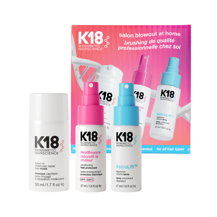 K18 Salon Blowout at Home Kit | كي 18 مجموعة العناية بالشعر بالمنزل