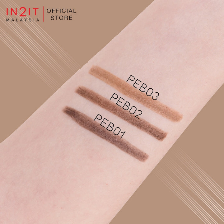 IN2IT Perfect Brown Eyebrown Liner 0.2g |ان تو ات قلم تحديد الحواجب بيرفكت براون – 0.2 غ