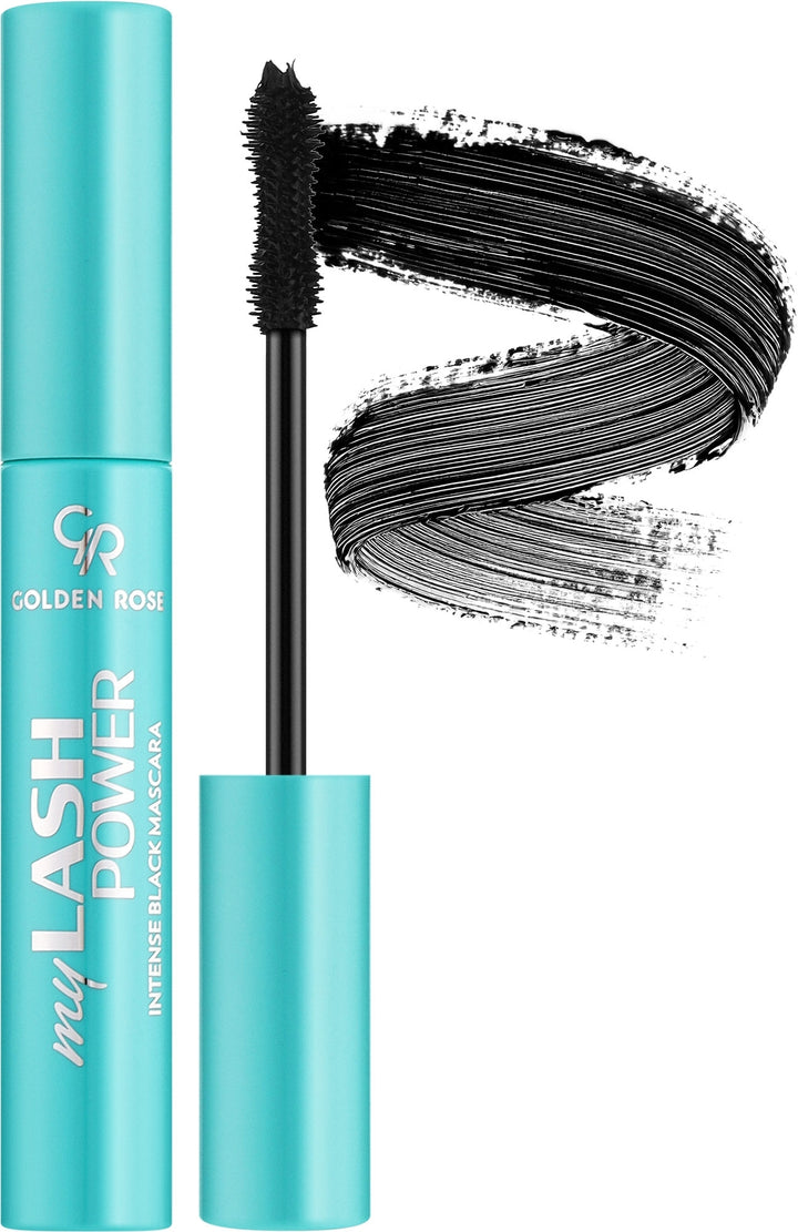 GOLDEN ROSE My Lashes Power Intense Black Mascara - 9ml | كولدن روز ماسكارا انتنس بلاك - 9 مل