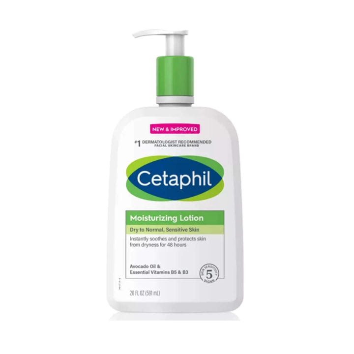 Cetaphil Moisturizing Lotion for Dry to Normal and Sensitive Skin - 591ml | سيتافيل لوشن مرطب للبشرة الجافة إلى العادية والحساسة - 591 مل
