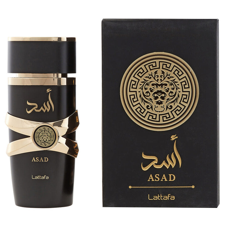 lattafa |عطر اسد لاسود  لطافة للرجال - 100 مل