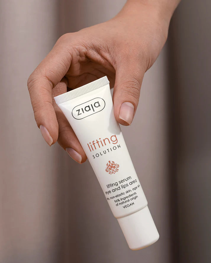 Ziaja Lifting Solution serum Eye And Lips Area - 30ml | سيروم منطقة العينين والشفتين ليفتينج سوليوشن – 30 مل