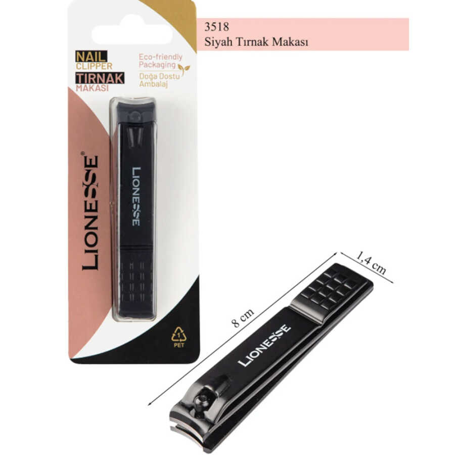 Tarko Black Nail Clippers Large Size | تاركو مقص أظافر الأسود الحجم الكبير