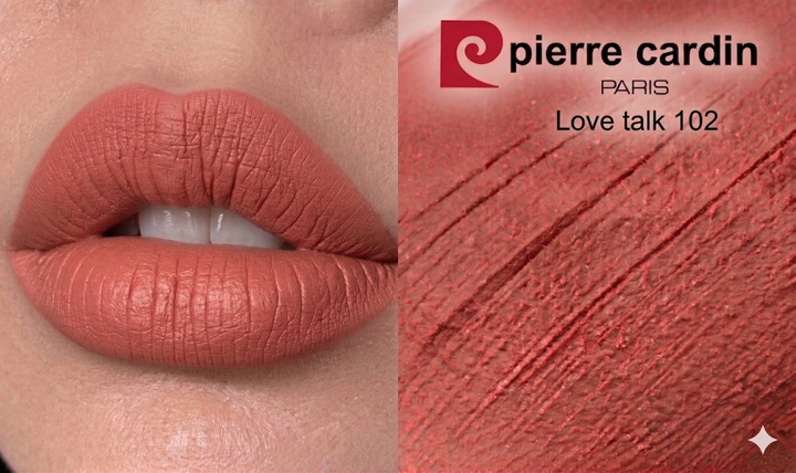 Pierre Cardin Staylong Lipcolor-Kissproof - 5ml | بيير كاردان أحمر شفاه سائل مات  - 5مل