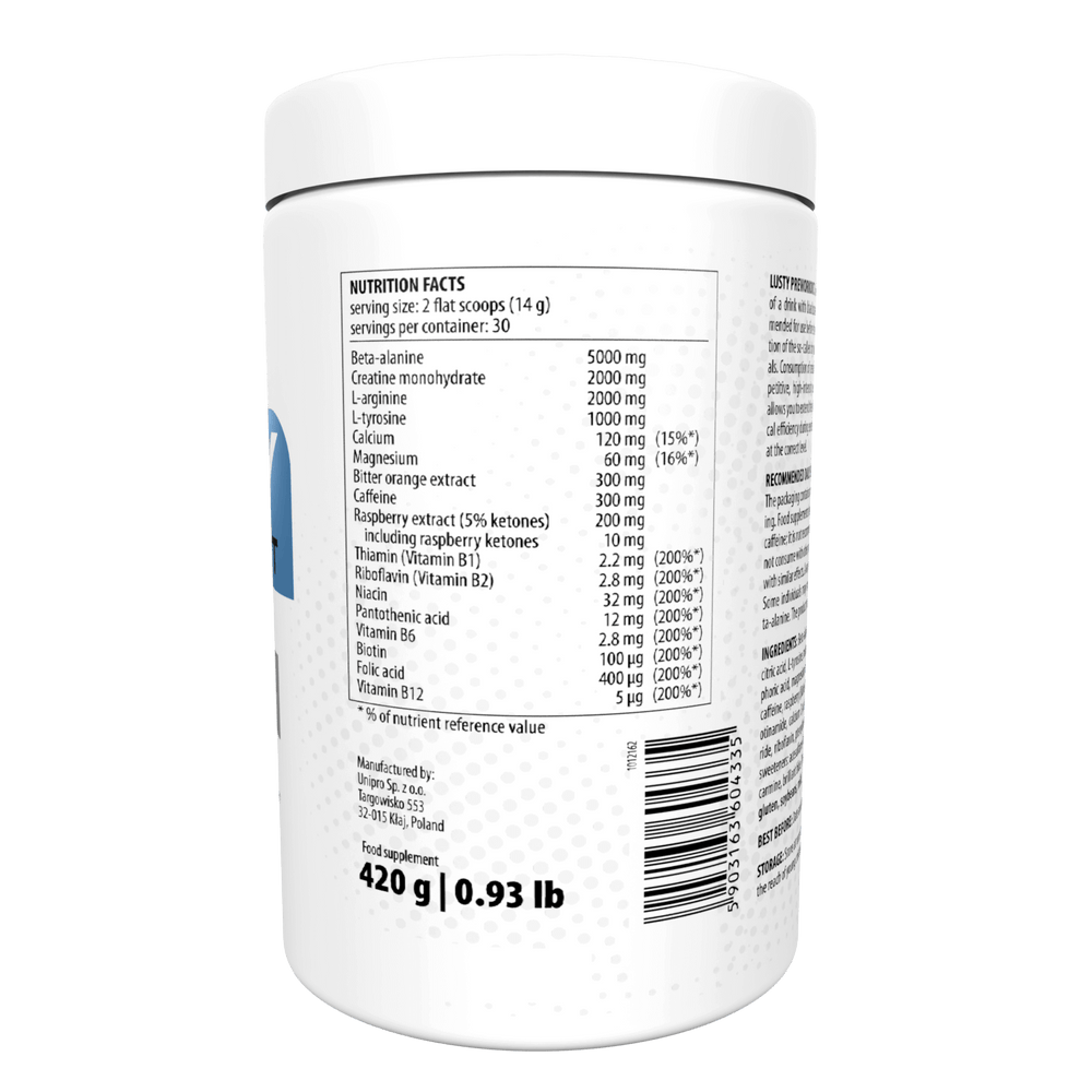 Rvit Lusty Preworkout Strawberry Passion Fruit Flavour - 420g - 420g | ارفيت بريفوركوت لستي بنكهة فراولة-باسيفلورا - 420غ #2