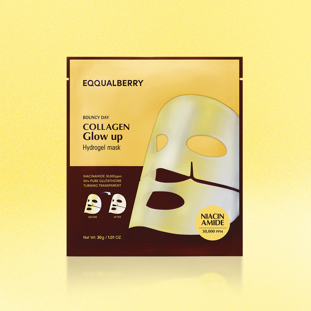 EQQUALBERRY Collagen Glow Up Hydrogel Mask - 30g | قناع كولاجين - 30 غ #1