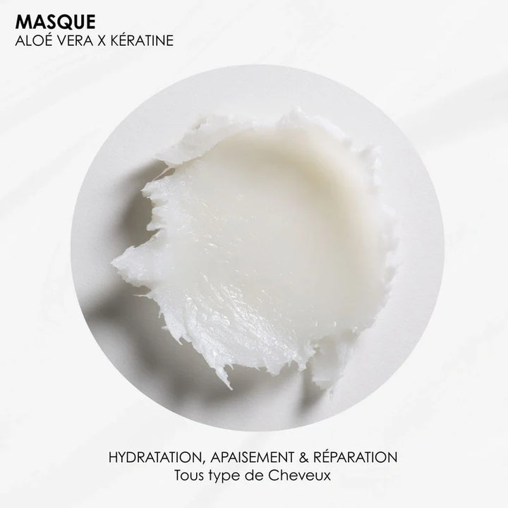 RoseBaie Masque Kératine x Aloe Vera - 500 ml | روزباي ماسك لإصلاح الشعر وترطيبه بالكيراتين و الالوفيرا - 500 مل