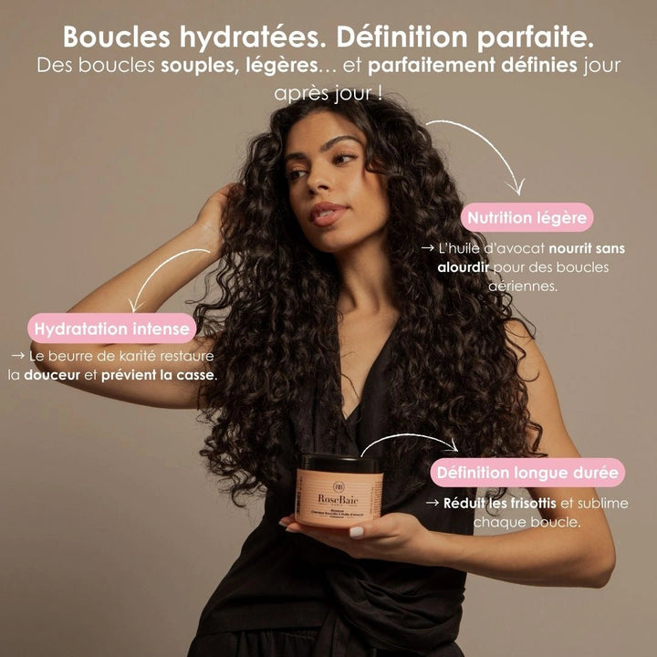 RoseBaie Professional Avocado Oil Curly Hair Mask - 500ml | روز باي ماسك شعر كيرلي - 500مل #2