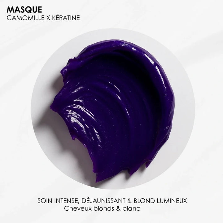 RoseBaie Anti-Yellowing Mask x Special Professional Blonde |روز باي باريس ماسك احترافي مضاد للاصفرار للشعر الأشقر – 500 مل