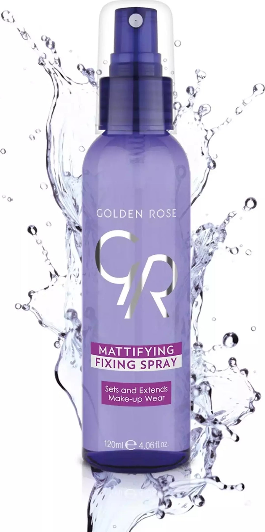 GOLDEN ROSE Mattifying Fixing Spray - 120ml | كولدن روز بخاخ تثبيت المكياج المات - 120 مل