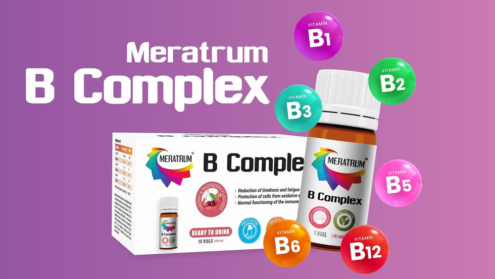 MERATRUM B Complex 10 Vials - 100ml - 100ml | ميراتروم بي كومبلكس - 100مل #1