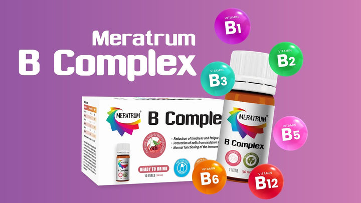 MERATRUM B Complex 10 Vials - 100ml - 100ml | ميراتروم بي كومبلكس - 100مل #1