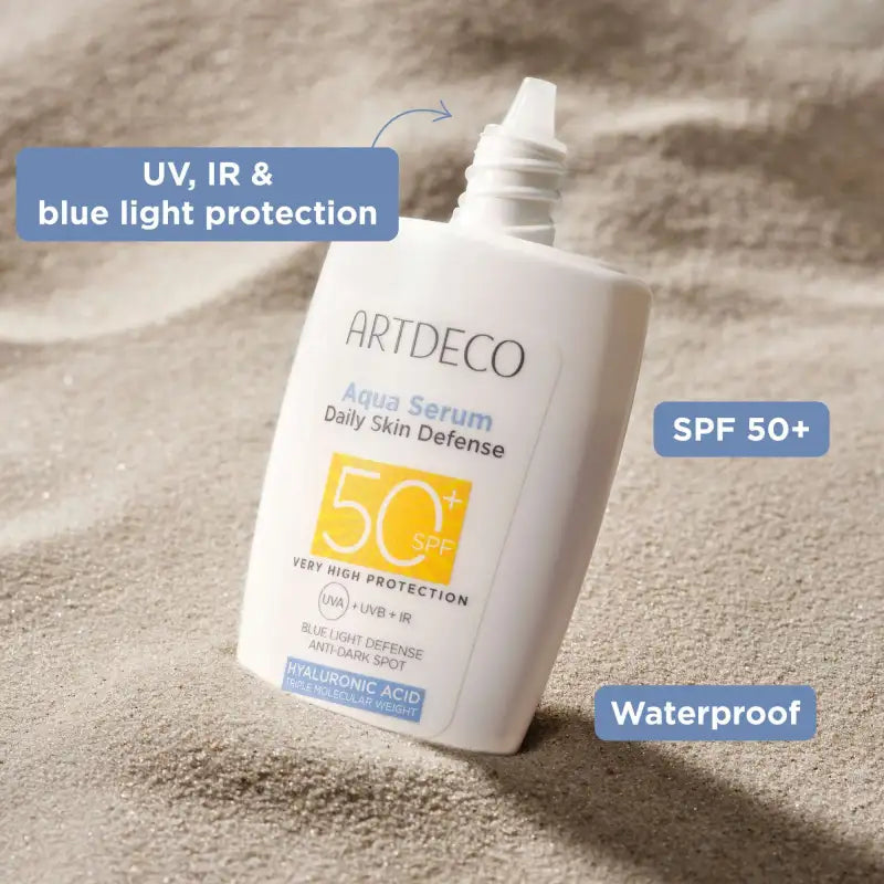 Artdeco Aqua Serum Daily Skin Defense SPF50+ - 40ml | ارديكو واقي شمسي سيروم اكوا - 40 مل