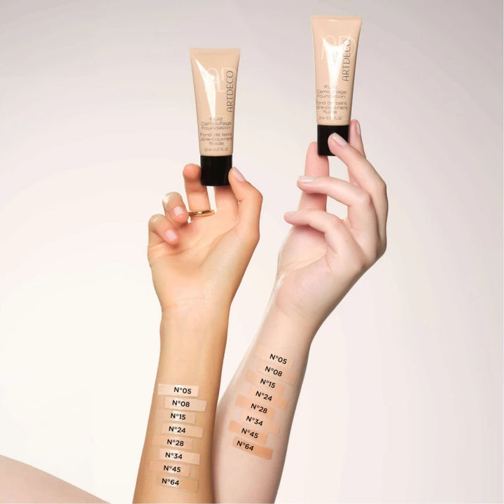 ARTDECO Fluid Camouflage Foundation - 20ml | ارديكو كريم أساس بتغطية عالية - 20 مل